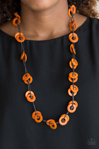 Waikiki Winds Necklace  - Orange