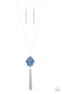 Malibu Mandala Necklace - Blue