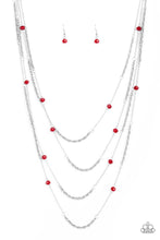 Load image into Gallery viewer, Open For Opulence Necklace - Red
