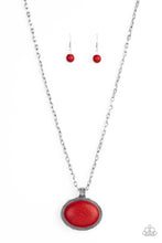 Load image into Gallery viewer, Sedimentary Colors Necklace - Red
