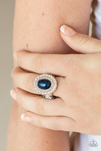 Sprinkle On The Shimmer  Ring - Blue