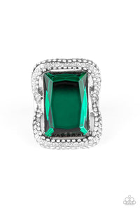 Deluxe Decadence Ring - Green
