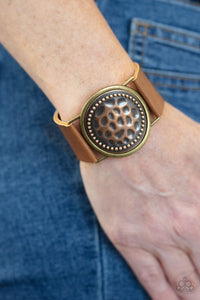 Hold On To Your Buckle Bracelet - Copper