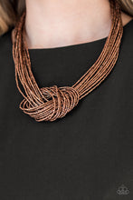 Load image into Gallery viewer, Knotted Knockout Necklace - Copper
