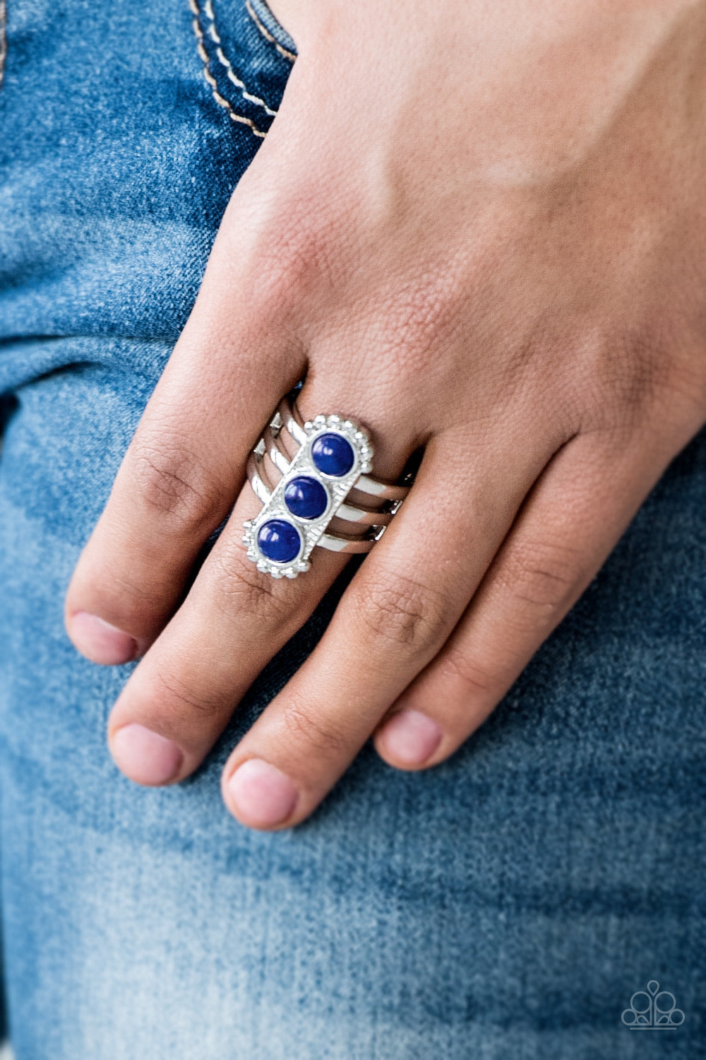 Rio Trio Ring - Blue