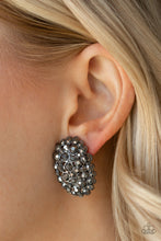 Load image into Gallery viewer, Daring Dazzle Posted Earrings - Black
